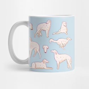 Cute borzoi pattern Mug